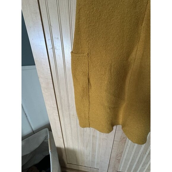 Anthropologie Sparrow 100% wool tweed jumper dress sz s knee length stretch zip - Picture 5 of 7